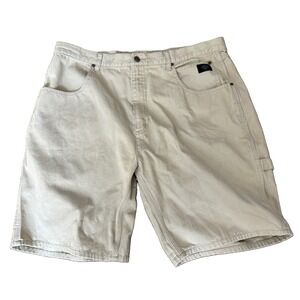 Harley Davidson Men's Cargo Shorts Tan 40 Waist Multi Pocketed denim